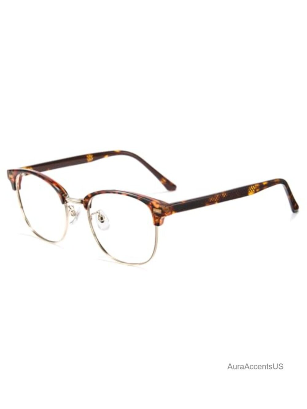 Browline Blue Light Blocking Glasses for Men Women Reduce Eye Strain